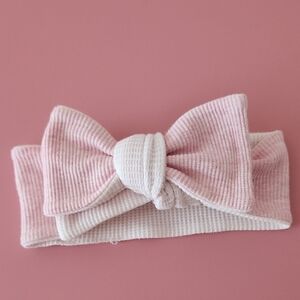 Pink Bow Kids Headband